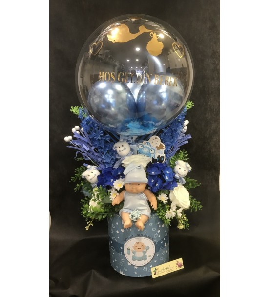 BALON & ERKEK BEBEK KUTU
